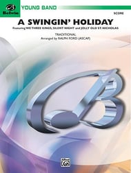 A Swingin' Holiday Concert Band sheet music cover Thumbnail